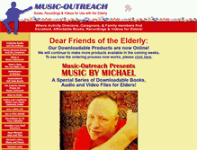 Tablet Screenshot of music-outreach.com